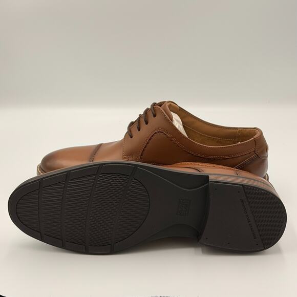 Nunn Bush Hayden Ct Oxford Brown Cognac Dress Shoe Mens Shoes Size 9.5